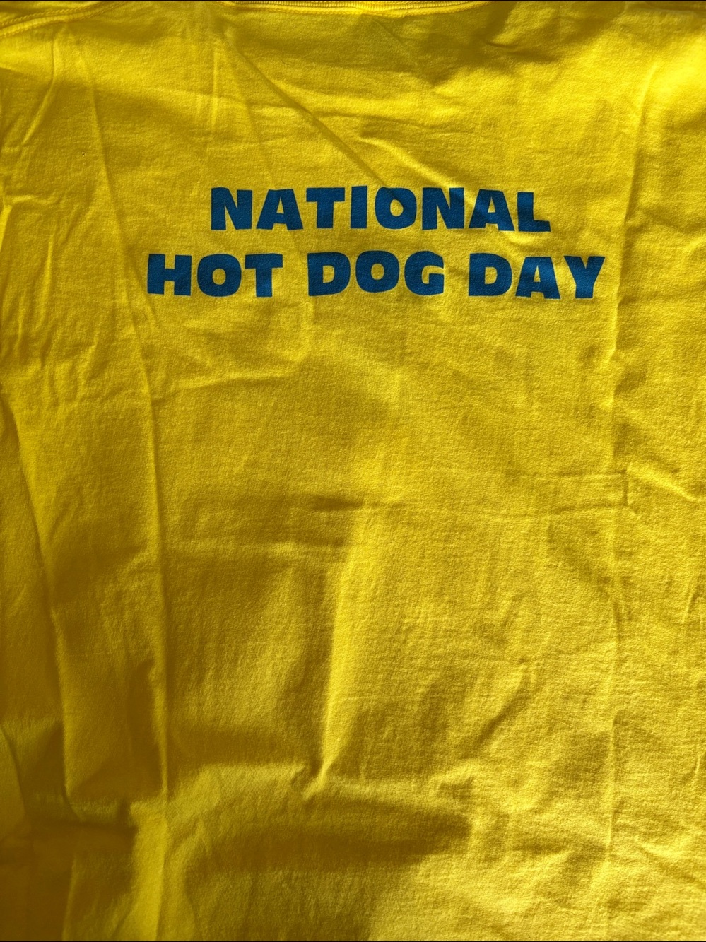 Vienna Hot Dog  + Cubs Yellow Adult XL Graphic Tee - Picture 6 of 6